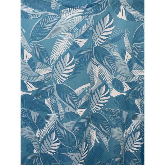 Callaway Opti-Dri Golf Shirt Men’s Large Blue White Tropical Floral Hawaiian - Picture 5 of 7